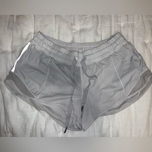 White Lululemon Athletic Shorts
